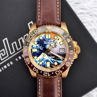 Berlink BK5040 Bronze Automatic Men Watch | Root Beer Bezel | 300M Diver | Sapphire Glass | Japan Mo