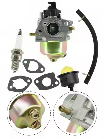 Carburetor Kit Spark Plug Pump Primer Gasket Hose For Einhell GC-PM 46/1 S, GC-PM 51/2 S HW, HBM 46 