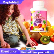 MapleMall Vitamin Supplement C Nn Hi-C Gummies Chewable Cosway Kanak Kids Children grape apple orang