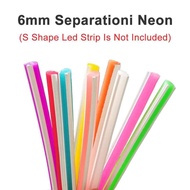 6Mm 8Mm S Bendable แยกใหม่มีความยืดหยุ่นแถบนีออนซิลิโคน RGB สำหรับ DIY สัญลักษณ์กันน้ำ IP67 2835SMD 