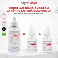 [PHIÊN BẢN 60ML] Serum Làm Trắng Dưỡng Ẩm Và Làm Chậm Lão Hoá Da Glutathione 700mg + HA Angels Liqui