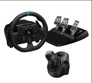 Logitech G923 Trueforce賽車方向盤＋變速器套裝