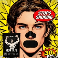 Mog Mouth Tape，30 Strips Mouth Tape，Men's Sleep Tape sleep tape