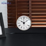 kowaku Clock Insert Easy Installation White Face Accessories Retro 2.8 inch 70 mm  Trim, Easy Read, 