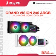 THERMALRIGHT Grand Vision 240 ARGB CPU AIO Liquid Cooler (Black / White)