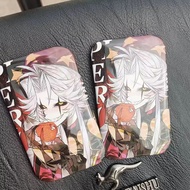 Anime The Freak Circus Harlepuin Pierrot Jester Cosplay Brooch Cartoon Rectangular Metal Badge Backp