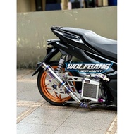 Salemba Ceklist Type Full Purple Original Wolfgang Exhaust for vario aerox nmax motorbikes mio Vario