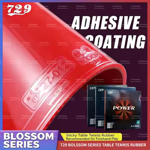 Original Friendship 729 Bloom Series Table Tennis Rubber Sticky POWER / SPIN Original Ping Pong Rubb