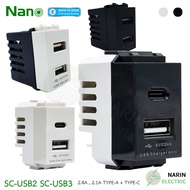 usb Charger 5V 2.4A 2 Holes 1 Port White Black Plug TypeC TypeA usb-a usb-c c 2.1A Genuine