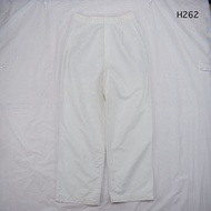 H262 Uniqlo Linen Blend Pants Beige Size M Waist 26 Length 39 Hips 39