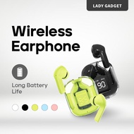 Ultra Pods TWS Wireless Headphones Transparent Earphone LED Power Digital Display Bluetooth 5.3 Musi