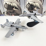1/100 US Army Flying Tigers A-10A Strike Aircraft A10 Tank Killer Fighter Finished Product Military 