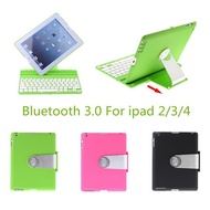For iPad 2 3 4 Portable  Wireless Bluetooth 3.0 Keyboard Foldable PC Case Stand Cover Holder