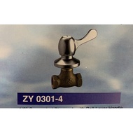 AKRON CONCEALED STOPCOCK WITH FLANGE(TOP CHROMED ZY HANDLE)