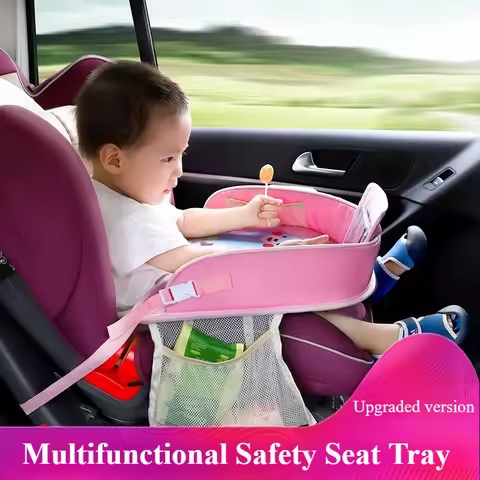 Car seat dinner plate/multi-functional baby eating painting table/waterproof baby stroller table pla