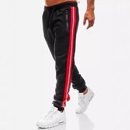 EAGLADE Jogging Sweat Cuffed Jogger Pants for Men Tracksuit Man Trousers Stretchable in Black E05