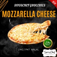 FROZEN MOZZARELLA CHEESE 2KG/PKT HALAL/ FROZEN FOOD