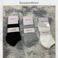 3 Pair Low Cut Unisex Black Sock Sport Sock Free Size Working Sock