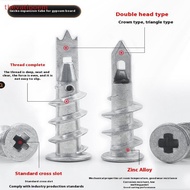 [thevatipoem] 10Pcs Zinc Alloy Steel Self-drilling Anchor 13*41MM Plasterboard Drywall Anchor Hollow