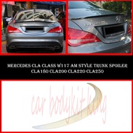MERCEDES-BENZ CLA-CLASS W117 AM STYLE TRUNK SPOILER CLA180 CLA200 CLA220 CLA250 ABS SKIRT LIP BODYKI