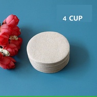 กระดาษกรอง กาแฟ moka pot 3 / 6 / 9 cup แบบวงกลม สีน้ำตาล  ไม่มีสารฟอกขาว drip filter กล่องเก็บกระดาก