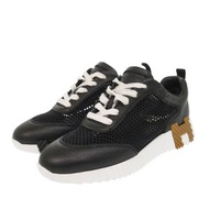 全新未使用愛馬仕 Bouncing 運動鞋 H261015Z 37碼 黑色皮革 0217 [二手] 愛馬仕