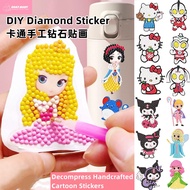 5D DIY Diamond Sticker Kids Diamond Painting Cute Cartoon princess Art Craft Children's Handmade Cre