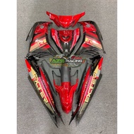 COVERSET YAMAHA 135LC V6 V7 EXCITER RR MALIBU MERAH IRON MAN