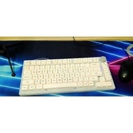 feker ik75/ next time 75 keyboard frosty white gateron yellow pro