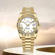 PAGANI DESIGN 2026 New DD36 Gold White Luxury Automatic Watch Men AR Sapphire Glass Date Week Mechan