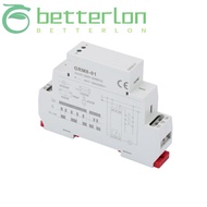 BETTER-LONTIME Electronic Impulse Relay, GRM8-01 Din Rail Mount Impulse Relay, Impulse Control AC 23