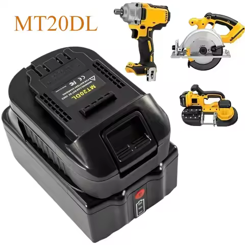 MT20DL Battery Adapter for Dewalt Tools Converter Adapter To Use Makita 20V Lithium-Ion Batteries in