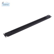 [szsirui] 1U 19" Rack Mount Network Brush Tidy Panel