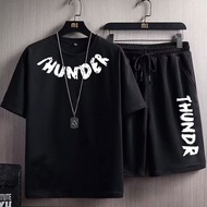 2026 Sportswear Men Summer Short-Sleeved T-Shirt Basketball Jersey Casual Shorts Set Korean Version 