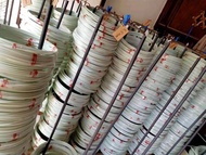 Jeruji fiber putih 1mm 1.2mm 1.5mm 1.8mm 2mm 2.2mm 2.5mm 2.7mm 3mm 3.5mm 4mm untuk sangkar dongdang 