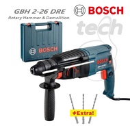 Mesin Bor Rotary Hammer + Demolition Bosch GBH 2-26 DRE / GBH2-26DRE Prefessional