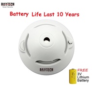 Daytech Smoke Detector with Lithium Battery Fire Detector Photoelectric Smoke Sensor Alarm Comes