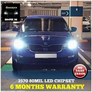 Skoda Octavia - 6500k White Canbus LED Headlight / Fog Light Bulb 100% Error Free - 9005 9006 H7 H8 