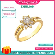 [RG5087] Cincin KLASIK ZHULIAN Gold Plated Ring Jewellery Cincin Zhulian Original Zhulian Ring