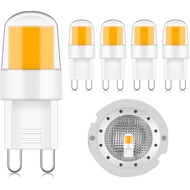 G9 LED Light Bulbs 20W 25W Halogen Equivalent 2W 2 Pin Base JCD G9 Bi-Pin Base COB Bulb Mini G9 LED 