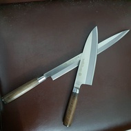 Bộ dao (1 sashimi + 1 deba) Nhật bản hàng lướt 99% chuyên thái lọc thịt làm cá