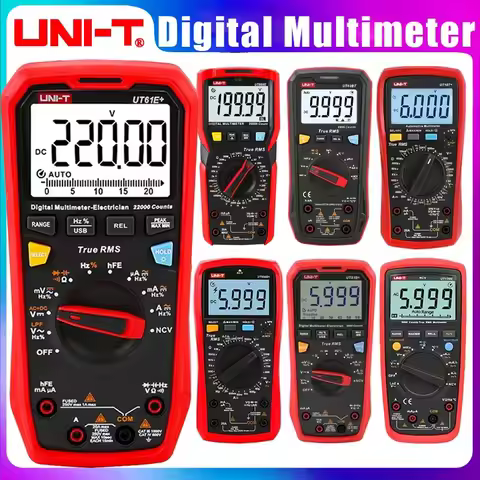 UNI T Digital Multimeter UT890C UT890D+ UT89X UT89XD UT89XE UT61B+ UT61D+ UT61E+ UT60S UT60BT UT105+