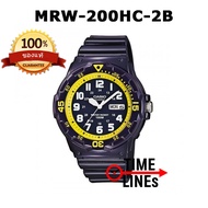 CASIO ของแท้ รุ่น MRW-200H MRW-200HC MRW-200HD นาฬิกาผู้ชาย สายเรซิน สายเหล็ก ทรงสปอร์ต กล่องและรับประกัน 1 ปี MRW200H MRW200 MRW-200HC-7B2 MRW-200HC-7B MRW-200HD-7B