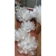 Giant chiffon flower 80cm, giant decore flower