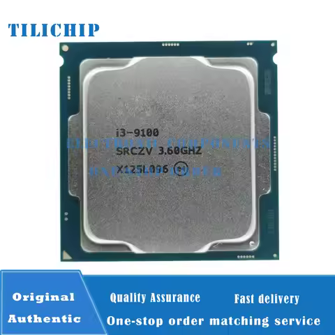 i3-9100 3.6 GHz 65W 6M Quad Core Quad Thread CPU