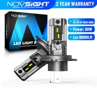 【2Pcs】Novsight T11 H4 H11 9005 9006 H7   Car LED Headlight 1:1 Designed 60w 6500k 16000lm