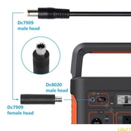 Lidu11 Flexible DC7909 Solar Generator Cable 14AWG with 8020 Power Adapter for Outdoor