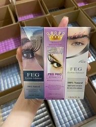 COMBO DƯỠNG MI DƯỠNG MÀY. FEG Hồng ( sáng) : Kích thích mọc thêm mi mới mọc nhiều mi. FEG Tím ( Tối