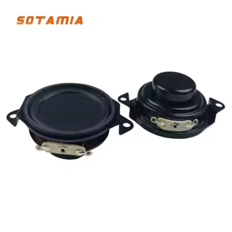 SOTAMIA 2Pcs 1.5 Inch Full Range Audio Speaker 40mm 8 Ohm 5W Sound Music Home Theater Loudspeaker fo