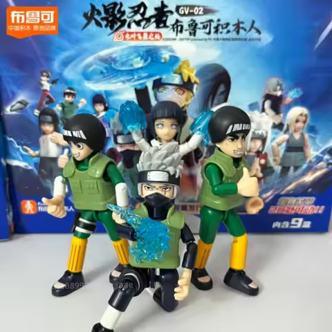 Blokees Group Naruto 02 Uzumaki Naruto Jiraiya Yakushi Kabuto Orochimaru Tsunade Might Guy Tenten As